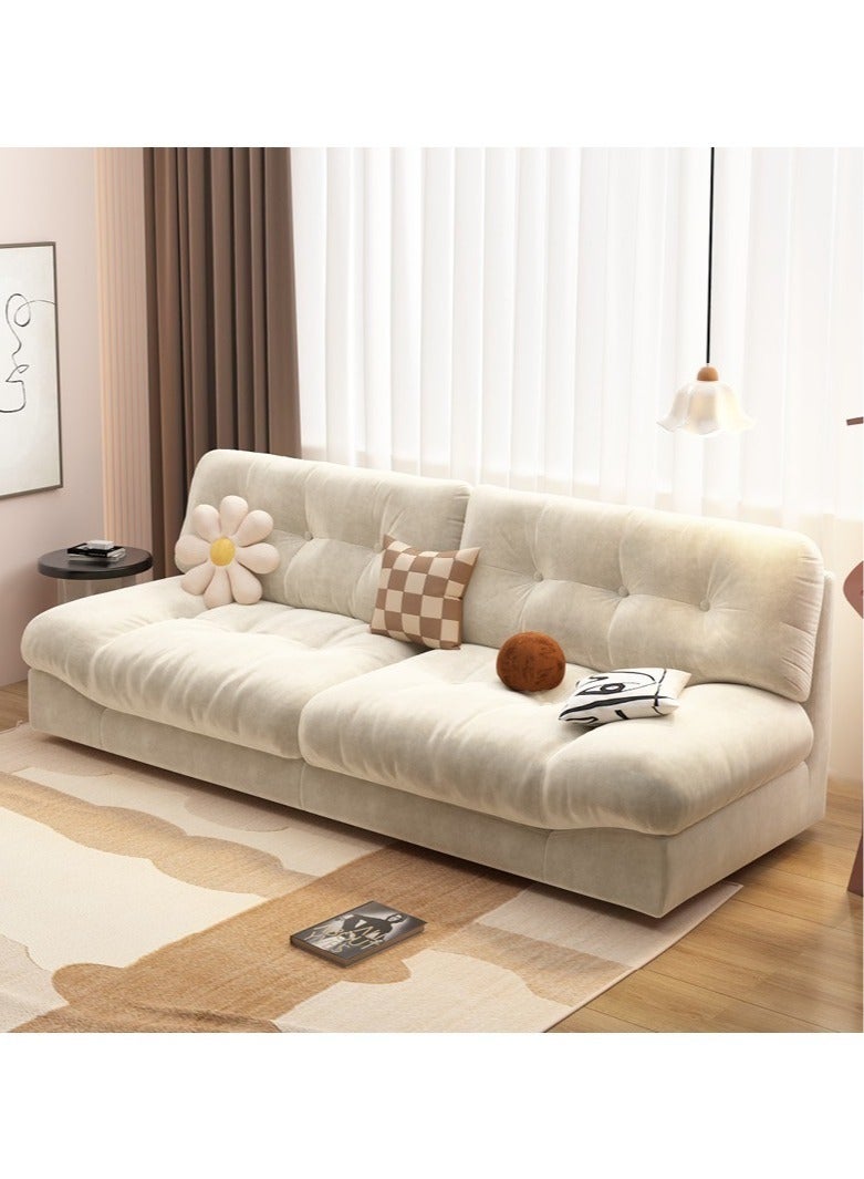 Generic 80" Chenille Cloud Deep Seat Sofas for Living Room, Modern Sofa Couch for Small Spaces, Cozy Comfy Loveseat with Solid Wood Frame  - Image 2