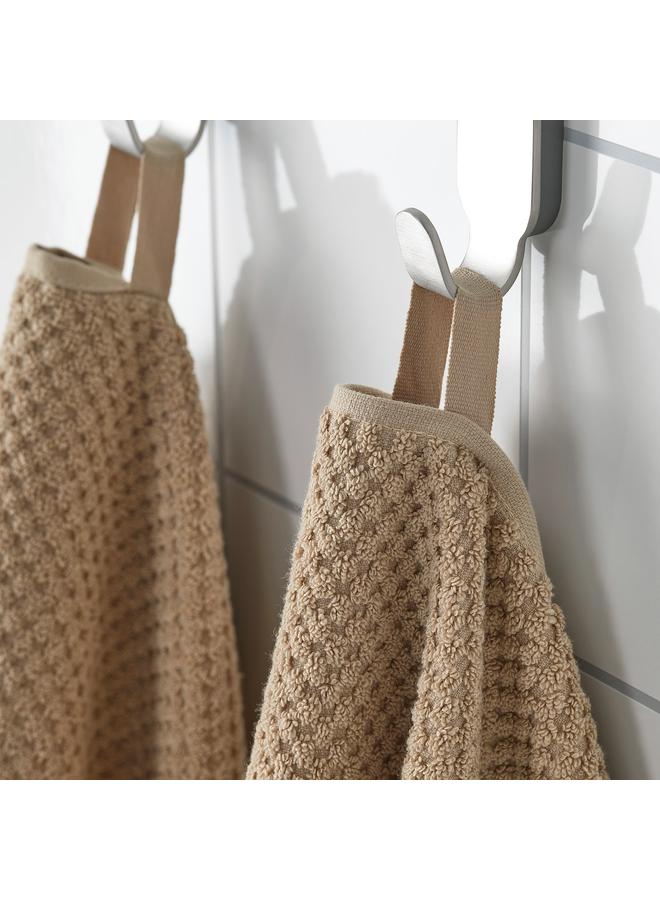Bath sheet, beige, 100x150 cm - Image 4