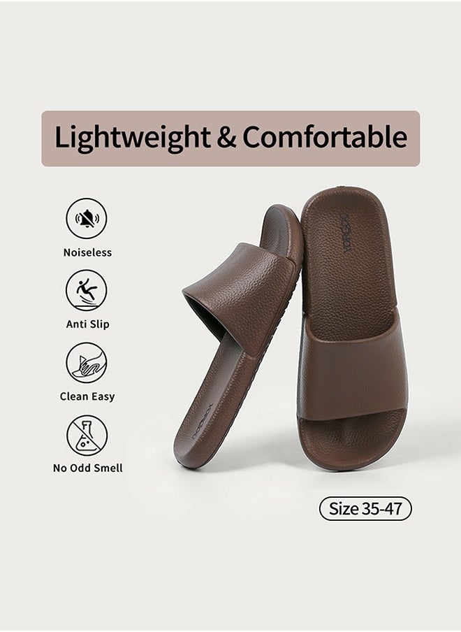 YORGOU - Big Size Bathroom Slipper For Men and Women Non-Slip Quick Drying Shower Comfortable Slide On Sandal - Image 1