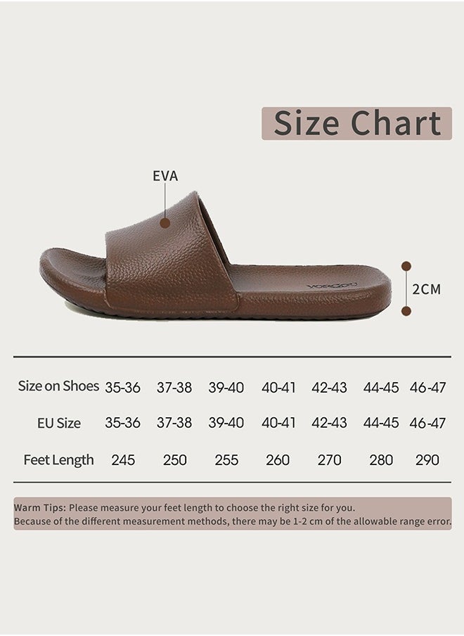 YORGOU - Big Size Bathroom Slipper For Men and Women Non-Slip Quick Drying Shower Comfortable Slide On Sandal - Image 1