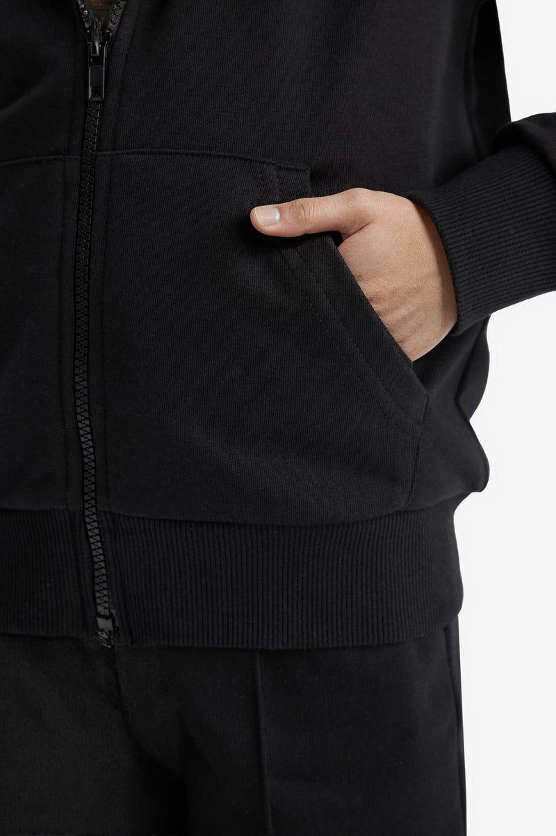 DeFacto Black Girl Girl Basic Zip-Up Hoodie Casual - Image 5