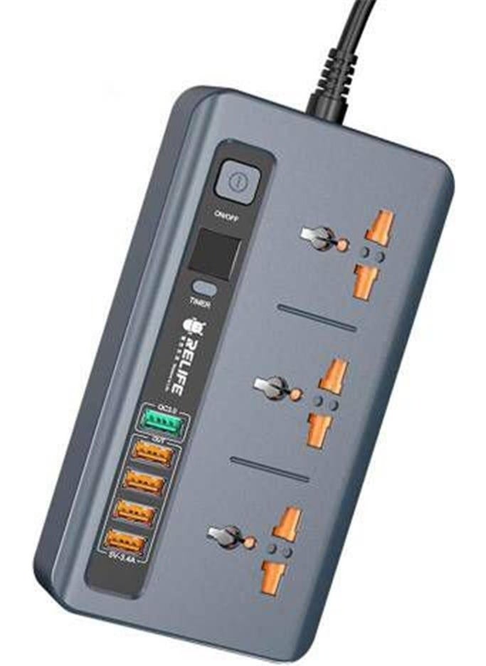 RELIFE RL-316D Smart Socket Current Protection 1.9mt Cable 