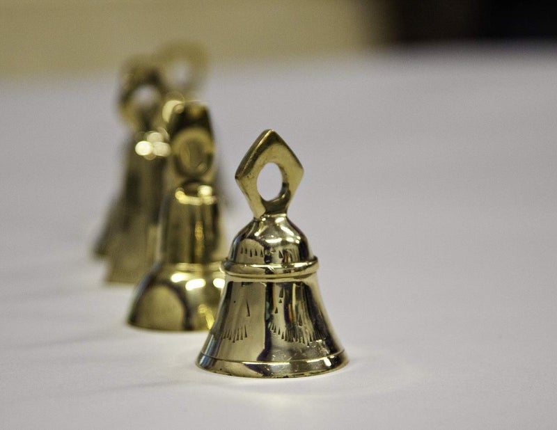 India Arts Dozen 3"- Assorted Brass Bells - Image 4