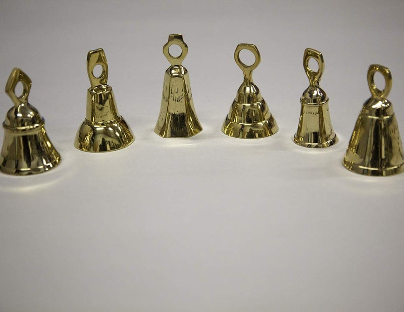 India Arts Dozen 3"- Assorted Brass Bells - Image 5