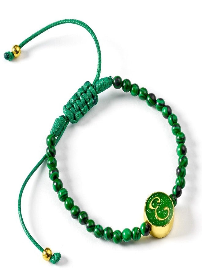 WICKED Elphaba Green Malachite Friendship Bracelet - Green, One Size, Zinc alloy - 93% zinc + 3% copper + 4% aluminum/Quartz, No Gemstone - Image 1