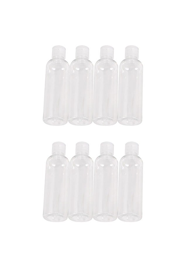 LAWAZIM Plastic Travel Squeeze Bottle Set - 8 Piece 120ml - Reusable Leak-Proof Containers with Compact and Portable Design for Toiletries, Shampoo, and Skincare - Ideal for Travel, Gym, or Daily Use - Image 3