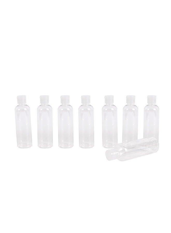 LAWAZIM Plastic Travel Squeeze Bottle Set - 8 Piece 120ml - Reusable Leak-Proof Containers with Compact and Portable Design for Toiletries, Shampoo, and Skincare - Ideal for Travel, Gym, or Daily Use - Image 1