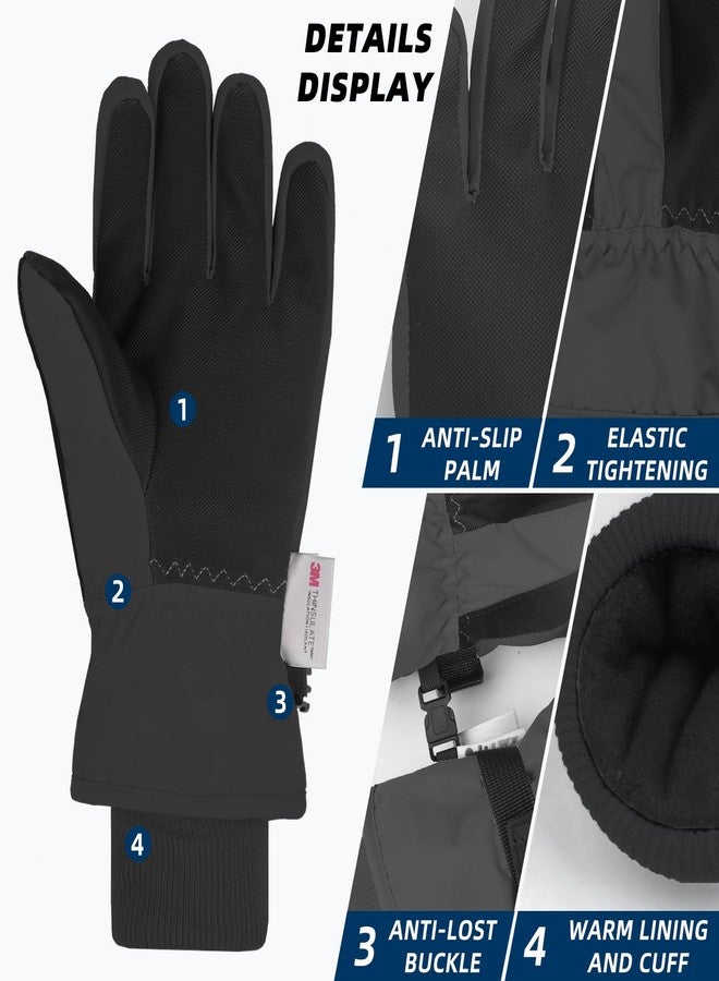 AMYIPO Kids Winter Snow Ski Gloves Children Snowboard Gloves for Boys Girls - Image 2