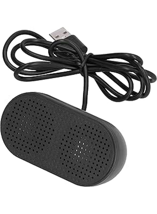 مكبر صوت كمبيوتر صغير USB محمول، قابل للتوصيل والتشغيل الفوري لمكتب المنزل والمكتب المكتبي - Image 1