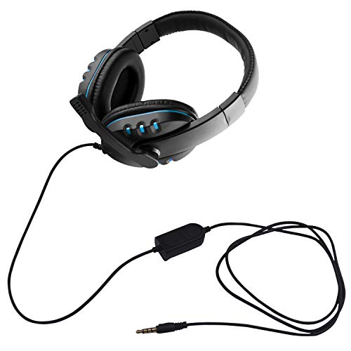 DaKuan 3.5mm Gaming Headset, Over Ear Noise Isolating Headphone with Mic and Volume Control,Compatible with Laptop, PC, PS4, Xbox One Controller, Bonus with Extra 3.5mm Adapter - Image 3
