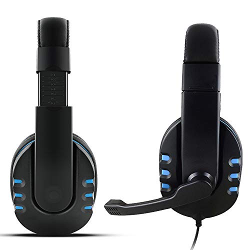 DaKuan 3.5mm Gaming Headset, Over Ear Noise Isolating Headphone with Mic and Volume Control,Compatible with Laptop, PC, PS4, Xbox One Controller, Bonus with Extra 3.5mm Adapter - Image 2