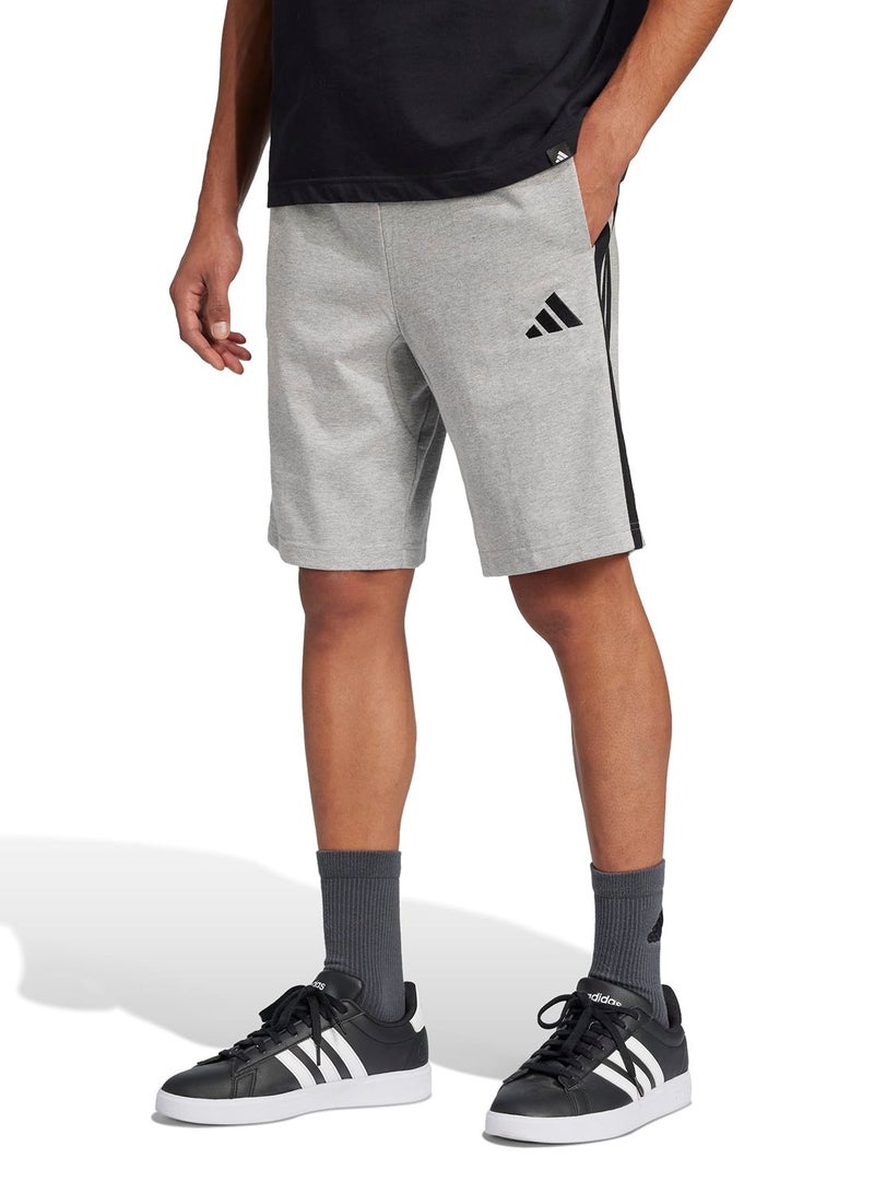 Adidas Essential 3-Stripes Single Jersey Shorts 10-Inch - Image 1