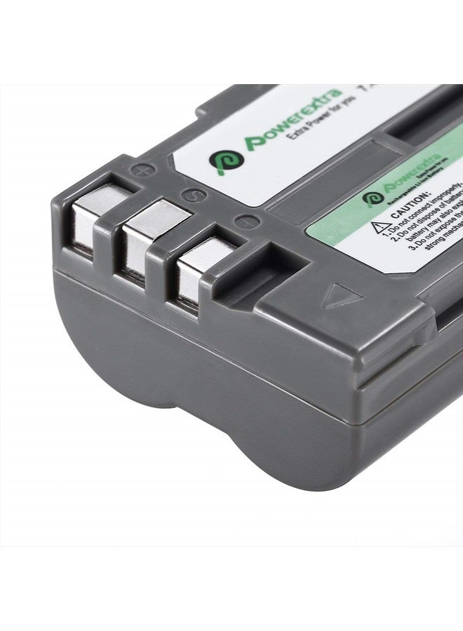 Powerextra 2X EN-EL3E Battery & Charger Compatible with Nikon D50, D70, D70s, D80, D90, D100, D200, D300, D300S, D700 D900 Digital Cameras (Free Car Charger Available) - Image 3