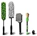 YeewayVeh 4PCS Car Wheel Cleaning Kit 360 Bendable Wheel Brush with Premium Boar Hair Detailing Brush Microfiber ScratchFree Wheel and Tire Brush Kit for Cleaning WheelsTires - Image 2