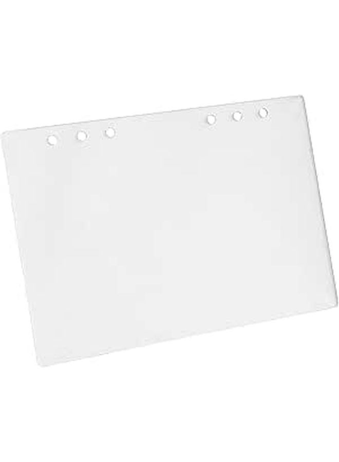 Clear Acrylic Binder Cover Sturdy Replaceable Notebook Jacket For Home Office Journals - Image 1