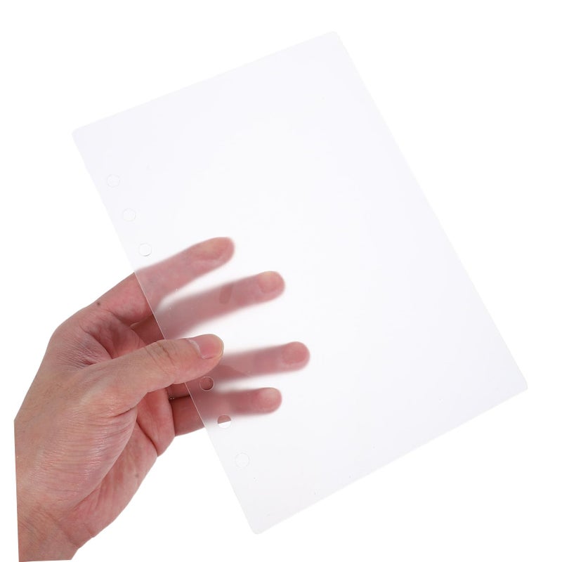 Clear Acrylic Binder Cover Sturdy Replaceable Notebook Jacket For Home Office Journals - Image 4