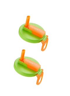 2-Pack Silicone Straw Soda Can Lids, BPA Free, Reusable, Fits Standard Canned Drinks, Beer, Juice, Soda (Green Orange) - pzsku/Z5693E713398891DAF563Z/45/_/1731478690/601aaa61-fedc-46cf-984b-402b1a40d888