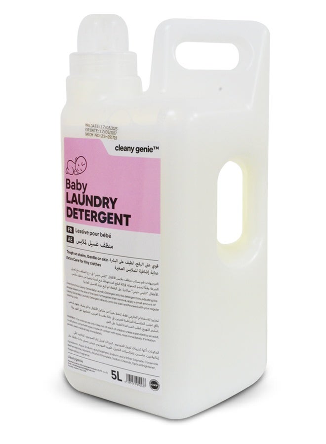 cleany genie Sensitive Baby Laundry Detergent Liquid 5L - Image 2