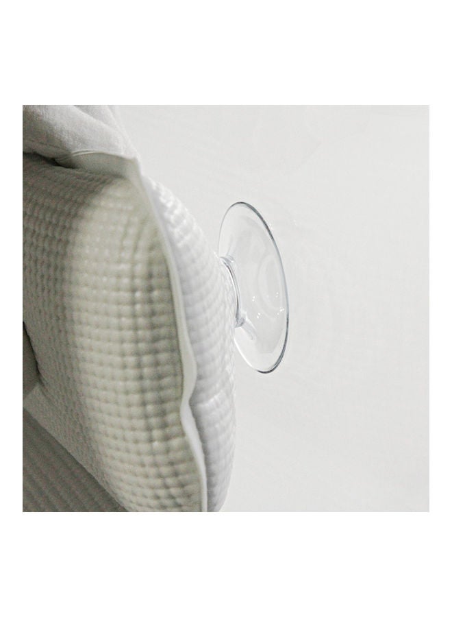 NIBEMINENT Non-slip Spa Bathtub Pillow Powerful Suction Cup White 37 x 6 30cm  - Image 4