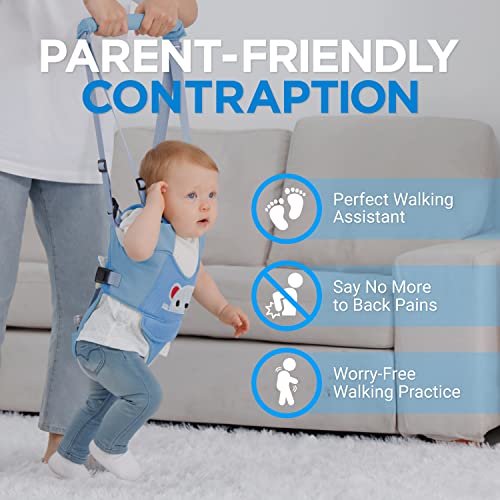 Watolt Baby Walking Harness - Handheld Kids Walker Helper - Toddler Infant Walker Harness Assistant Belt - Child Baby Walk Learning Help Support Assist Trainer Tool - for 7-24 Month Old - Image 3