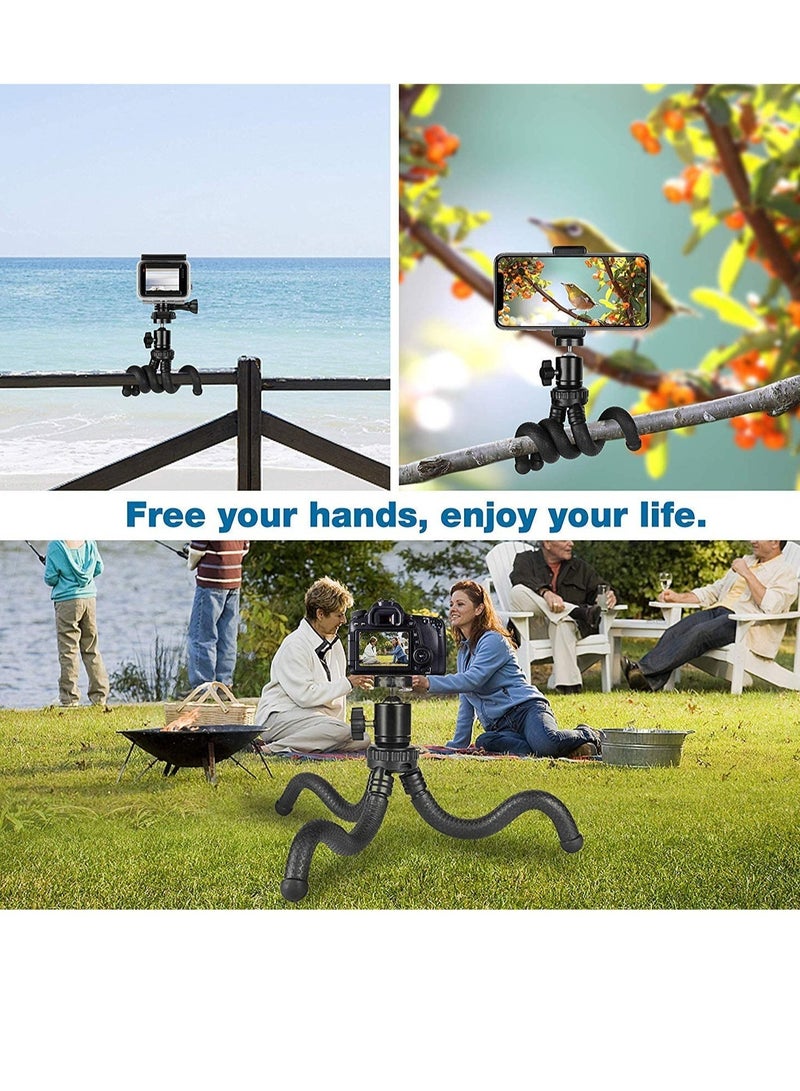 Premium Flexible Phone Tripod with Wireless Remote, Mini Tripod Stand for Camera GoPro/Mobile  - Image 5