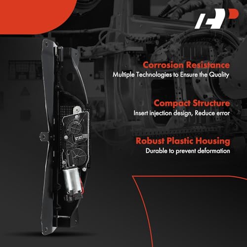 A-Premium Car Rear Luggage Cover Tailgate Locking Aid Compatible with 2007-2013 BMW E70 Series X5, Trunk Lock Actuator Closing Assist Unit with Motor 51247233909 - Image 3