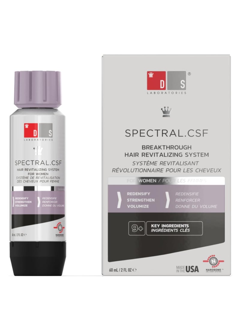 DS LABORATORIES - DS Laboratories SpectralCSF Hair Regrowth Treatment for Women  Biotin Serum for Hair Growth Thinning and Thickening - Image 1