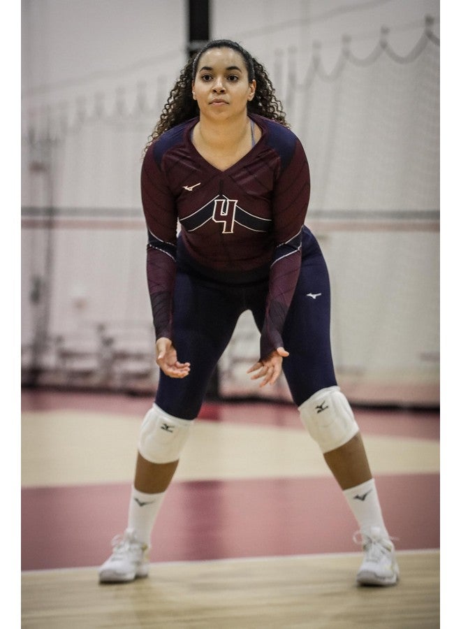 ميزونو واقي الركبة T10 Plus من Mizuno، واقي الركبة للكرة الطائرة للبالغين، أسود، مقاس واحد - Image 4