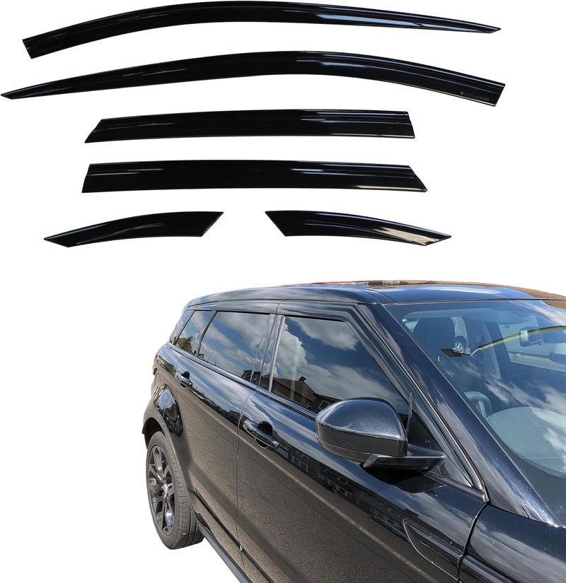 AUTO CLOVER Wind Deflectors Set for Range Rover Evoque 2011+ (6 pieces) - Image 1