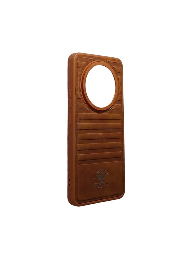 Phone Back Cover leather for Realme 13 brown - Image 2