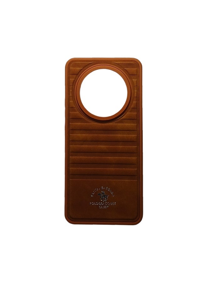 Phone Back Cover leather for Realme 13 brown - Image 3