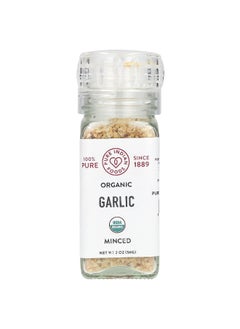 Pure Indian Foods Pure Indian Foods, Organic Garlic, Minced, 2 oz (56 g)  - Image 1