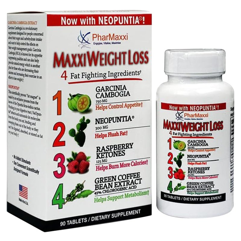 Pharmaxxi Weight Loss 4 Fat Fighting Ingredients Tablets 90's - Image 2