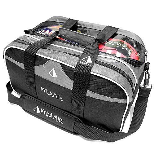 Pyramid Path Double Tote Plus Clear Top Bowling Bag (Holds Shoes) - Image 1