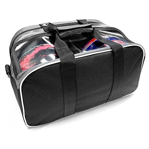 Pyramid Path Double Tote Plus Clear Top Bowling Bag (Holds Shoes) - Image 5