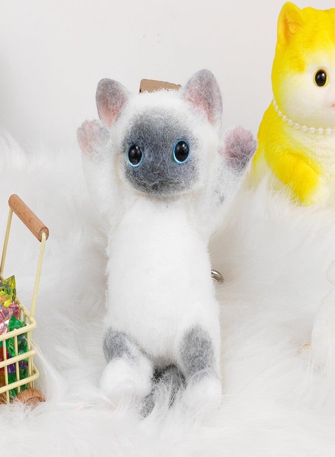 QOUXZ Big Hand Painted Cat Squishy Toys，Large Cute Ultra Soft Kitty Squeeze Fidget Toys for Stress Relief ,Kawaii Squishies Sticky Animal Toys for Adults Kids,Decompression Sensory Balls Toys for Autism - Image 5