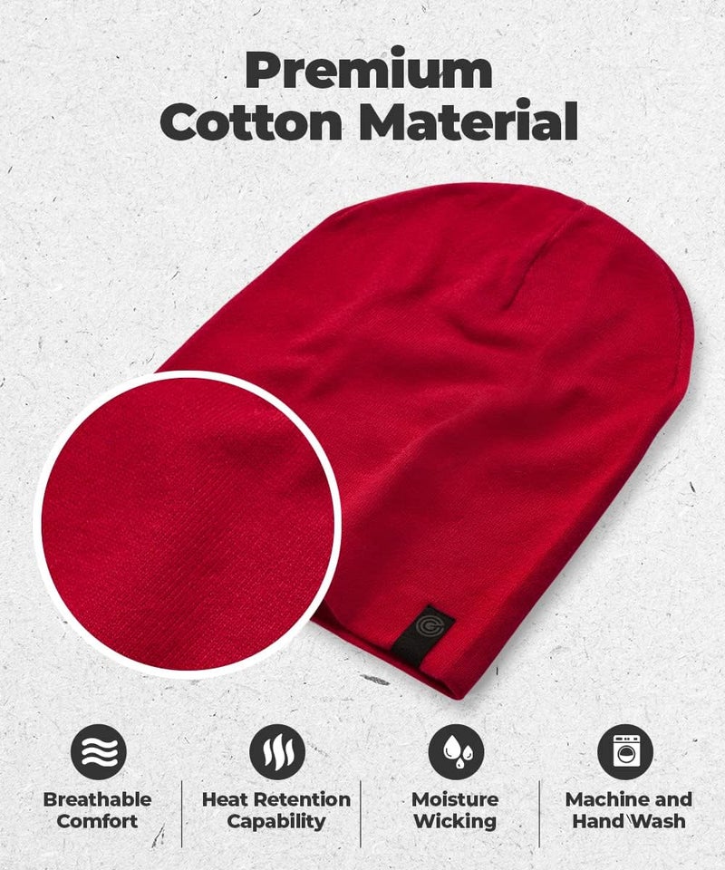 Revony Warm Slouchy Beanie Hat - Deliciously Soft Daily Beanie in Fine Knit - Image 2