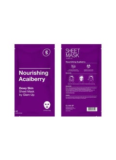 Glam Up GLAM UP Sheet Mask Nourishing AcaiBerry (10 sheets) - Dewy Skin  - Image 3