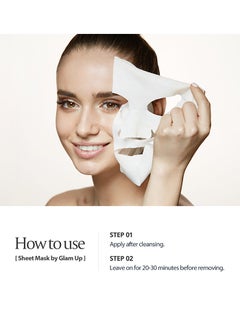 Glam Up GLAM UP Sheet Mask Nourishing AcaiBerry (10 sheets) - Dewy Skin  - Image 4
