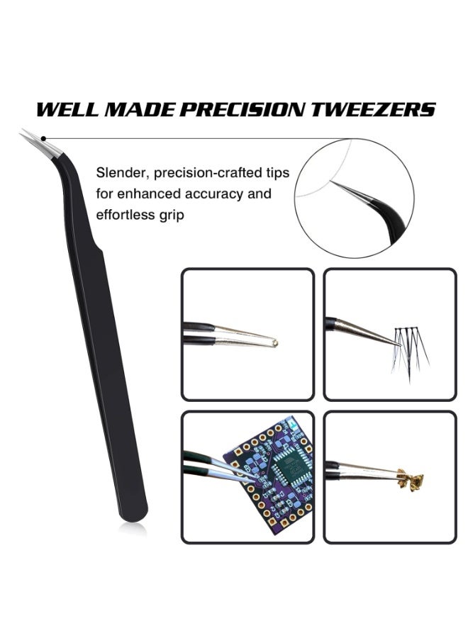 اترجسز Rhinestone Picker Tool, 2 Bedazzling Pen, 6 Extra Wax Tips & Tweezer | 16pcs Bedazzling Tools, الماس اللوحة نقطة القلم مع دقة Tweezer, الأظافر فن DIY Kit - Image 3