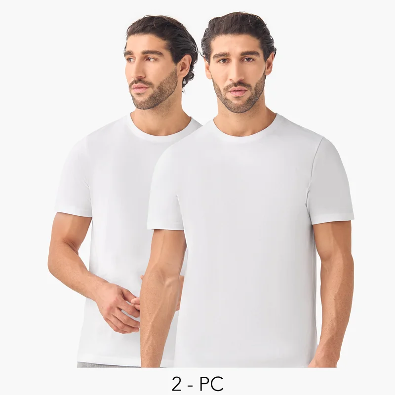 Splash FAV Set of 2 - Slim Fit Crew Neck T-shirt