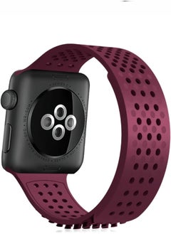 Fekra Silicone Strap For Apple watch band Ultra 49mm 45mm 44mm Breathable bracelet iWatch series 9 8 7 6 SE Ultra 2 strap