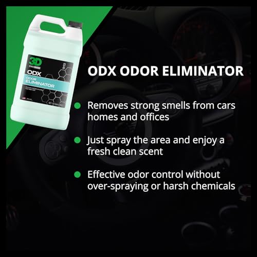 3D ODX - Automotive Odor Eliminator - Deodorizes Pet, Food, Smoke, & Other Linger Odors - Fresh Clean Scent - Great for Car, Home, Office Use - Image 4