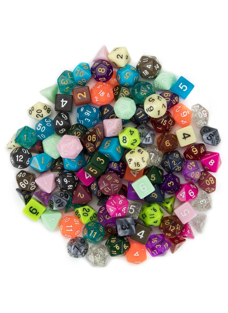 Wiz Dice Wiz Dice Series III - DND Dice Set (105 Dice, 15 Sets of 7 Unique Colors) - Perfect DND Gifts - Role Playing Dice DND Accessories for TTRPG MTG Dice Games -D&D Dice Game Sets in Unique Finishes  - Image 1