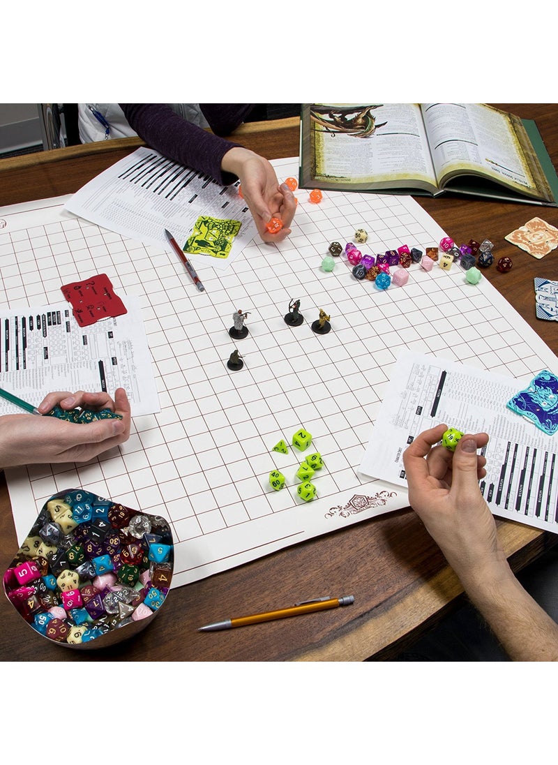 Wiz Dice Wiz Dice Series III - DND Dice Set (105 Dice, 15 Sets of 7 Unique Colors) - Perfect DND Gifts - Role Playing Dice DND Accessories for TTRPG MTG Dice Games -D&D Dice Game Sets in Unique Finishes  - Image 4