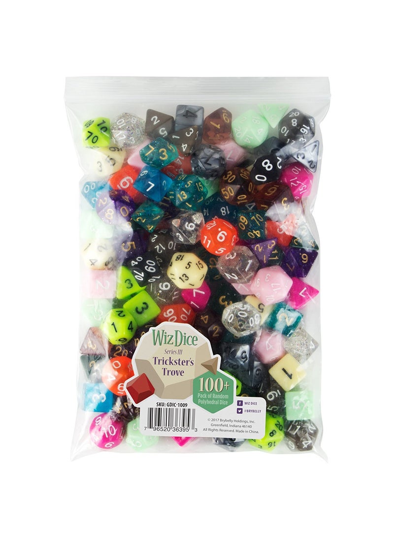 Wiz Dice Series III - DND Dice Set (105 Dice, 15 Sets of 7 Unique Colors) - Perfect DND Gifts - Role Playing Dice DND Accessories for TTRPG MTG Dice Games -D&D Dice Game Sets in Unique Finishes
