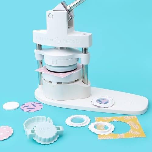 We R Memory Keepers Button Press Puffy Sticker and Shaker Shape Kit, Fastners Buttons Arts Crafts Sewing Notion Paper Supplies Scrapbooking Stamping Journaling Printmaking DIY Office Home - Image 5