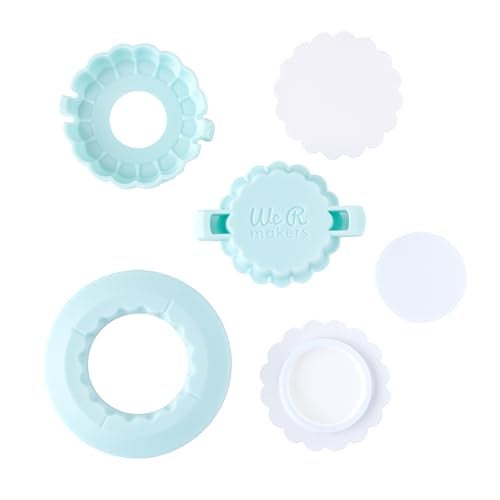 We R Memory Keepers Button Press Puffy Sticker and Shaker Shape Kit, Fastners Buttons Arts Crafts Sewing Notion Paper Supplies Scrapbooking Stamping Journaling Printmaking DIY Office Home - Image 1