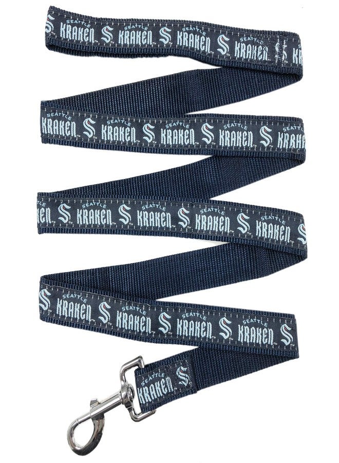 Pets First Dog Leash - CAT Leash - PET Leash: The New Coolest NHL Seattle Kraken PET Leashes with The Hockey Team Name & Logo, Size: Medium - Best Fashionable Heavy-Duty Dog LEASHES & CAT LEASHES - Image 1