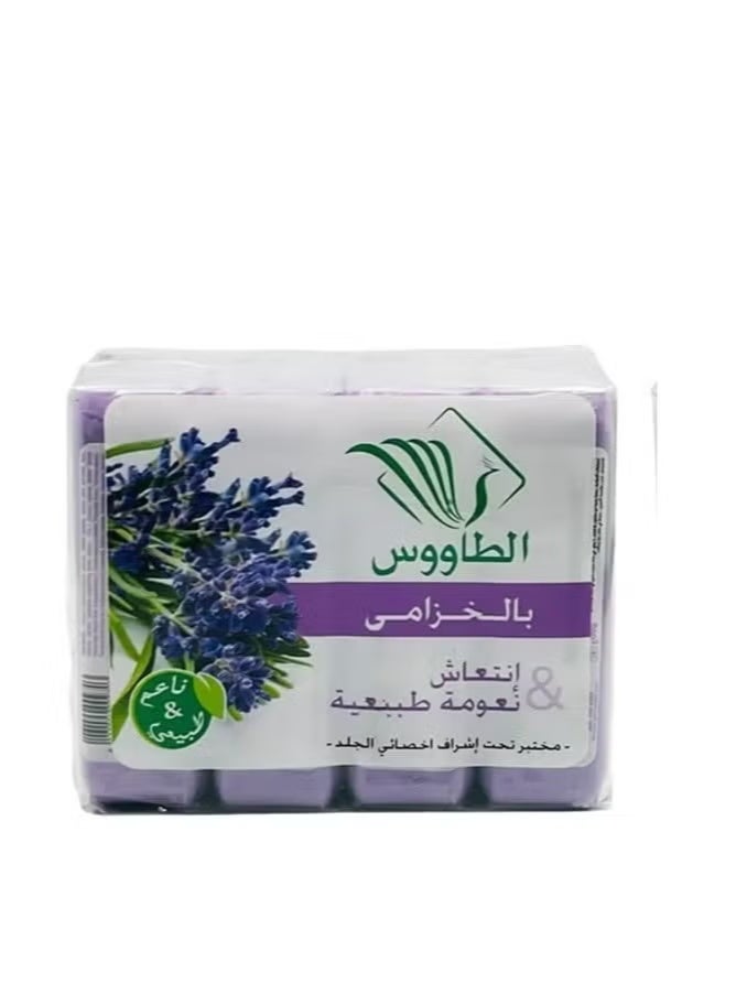 صابون طاوس باللافندر 4 × 120 غرام